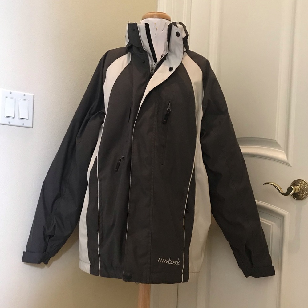 Mambosok snowboard jacket, with hood .